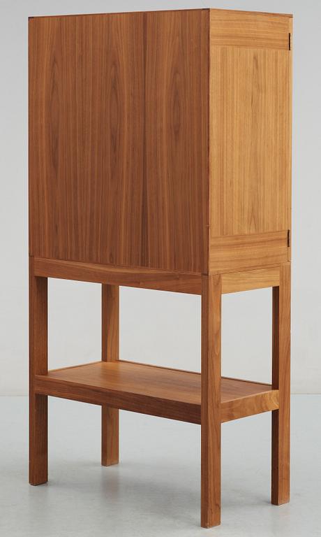 A Johan Kandell walnut cabinet by Källemo AB, Värnamo.