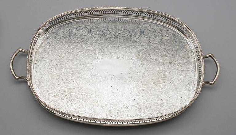 BRICKOR, 2 st, nysilver, 1900-tal.
