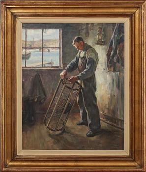 BERNHARD OSCARSSON, olja på duk, signerad.