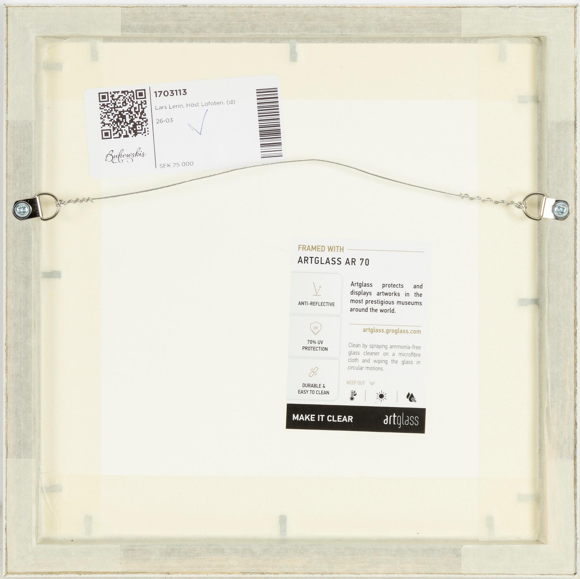 Lars Lerin, Höst, Lofoten.