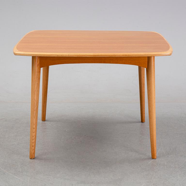 A teak dining table and four chairs, Svegards Markaryd, 1960s.