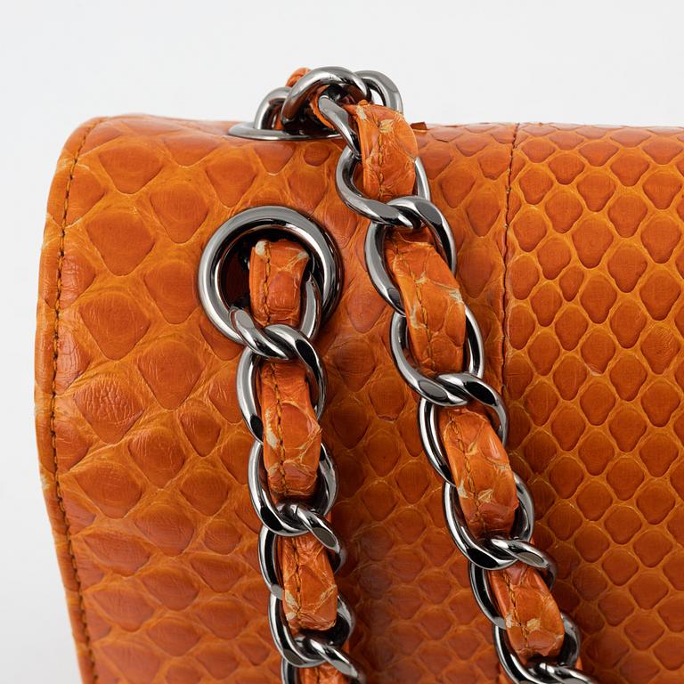 Chanel, "Python Jumbo Double Flap Bag", 2014.