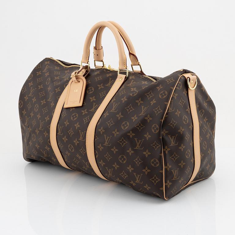 Louis Vuitton, weekendväska, "Keepall 50 Bandoulière", 2019.