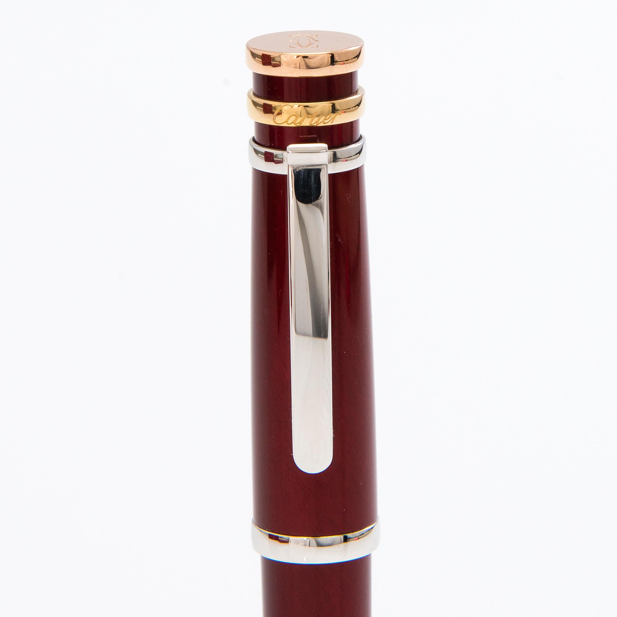 CARTIER Trinity Red and Silver Fountain Ben.