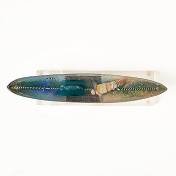 Bertil Vallien, a unique sand cast glass sculpture, Kosta Boda, Sweden.