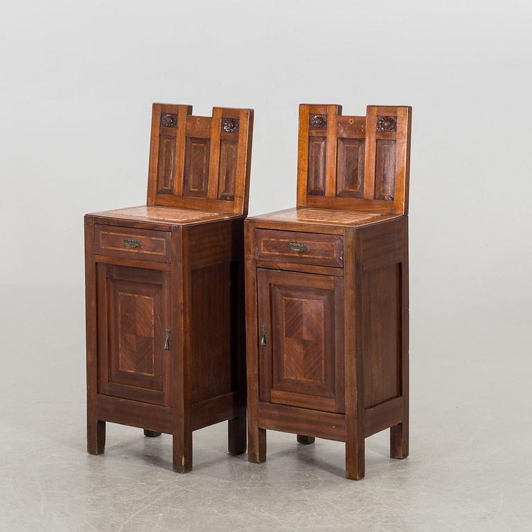 A PAIR OF NIGHT STANDS JUGEND.