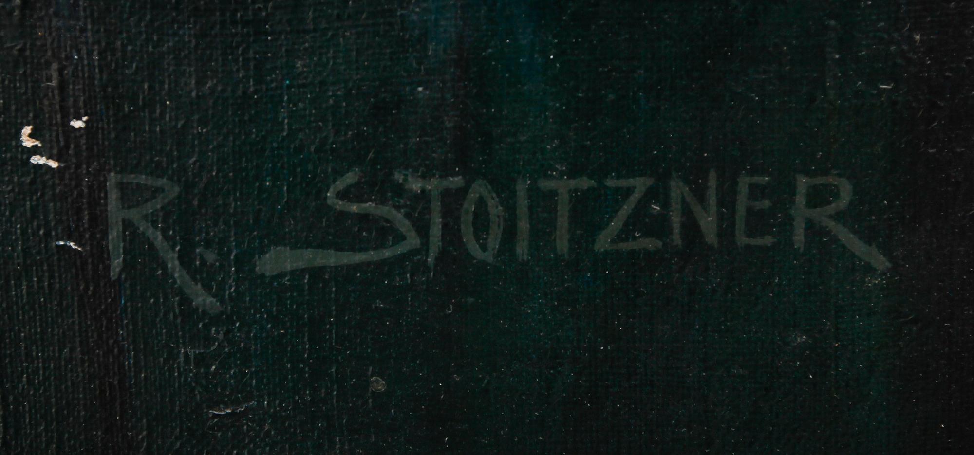 RUDOLF STOITZNER, olja på duk, signerad.