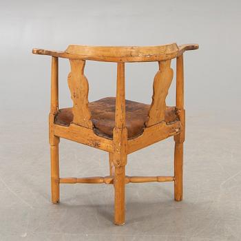 A Swedish Rococo chair mid 1700s.