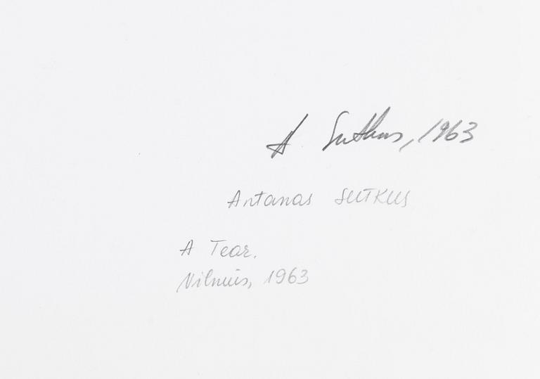 Antanas Sutkus, "A Tear, Vilnius, 1963".