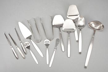 BESTICK, 170 delar, stål, "Sessan", Nilsjohan, 1900-talets andra hälft.