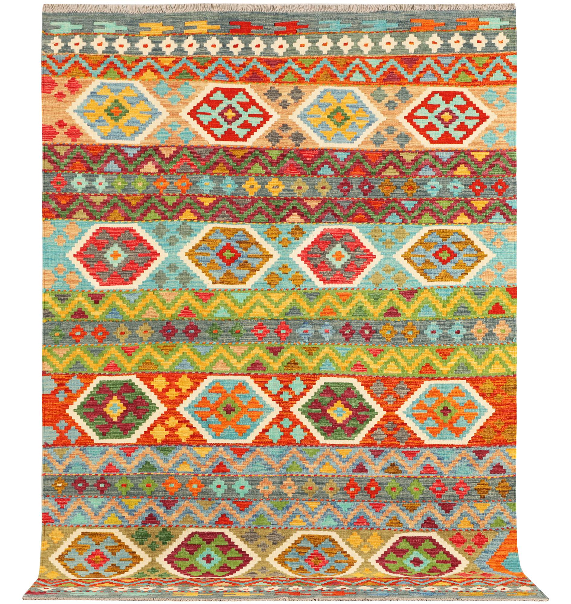 Matta, Afghansk Kelim, ca 243 x 170 cm.