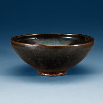 1414. A brown and black glazed bowl, Song dynasty (960-1279).