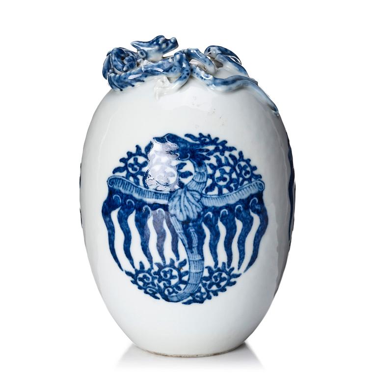 A Chinese vase, circa 1900 with Yongzheng mark.