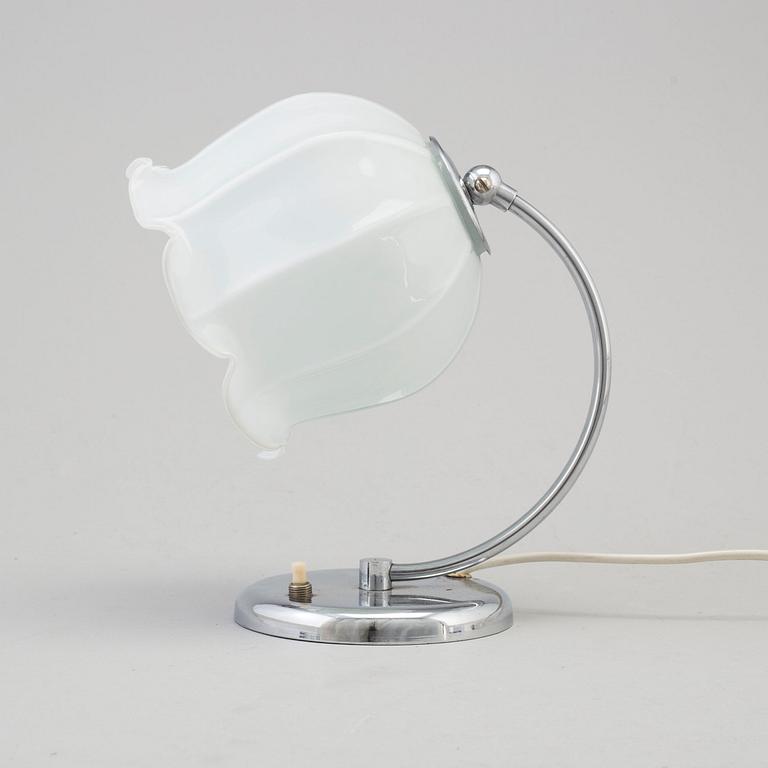 BORDSLAMPA/VÄGGLAMPA, tidigt 1900-tal.