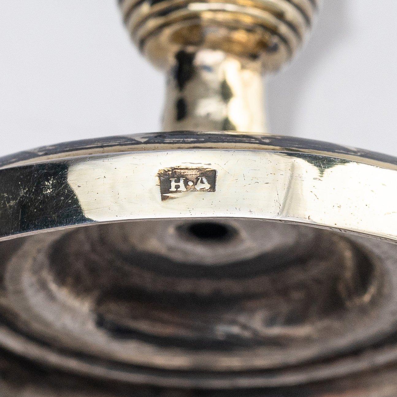 A Russian parcel-gilt silver Champagne Cup, unknown master, Moscow 1834.
