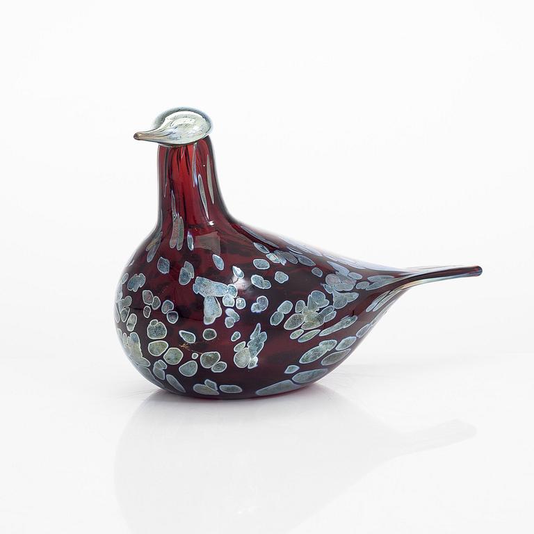 Oiva Toikka, A glass bird, signed O. Toikka Nuutajärvi.