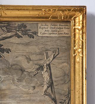 A Swedish rococo giltwood frame, later part 18th century.