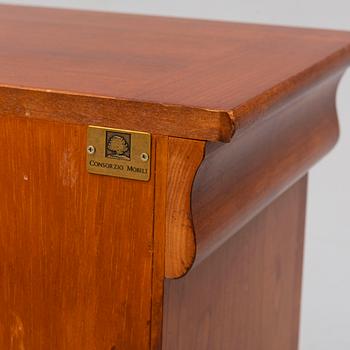 A pair of Italian bedside tables, Consorzio Mobili, second half of the 20th century.