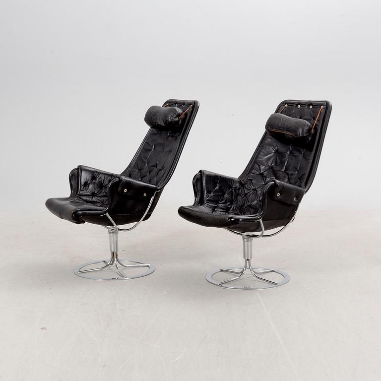 Bruno Mathsson, fåtöljer, ett par, "Jetson", Dux.