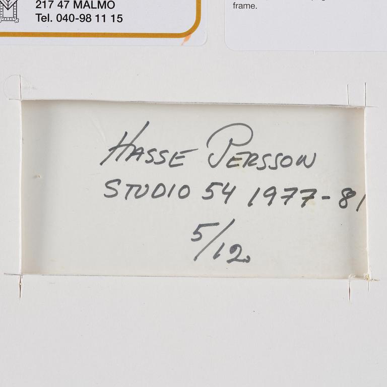 Hasse Persson, "Studio 54", 1977-81.