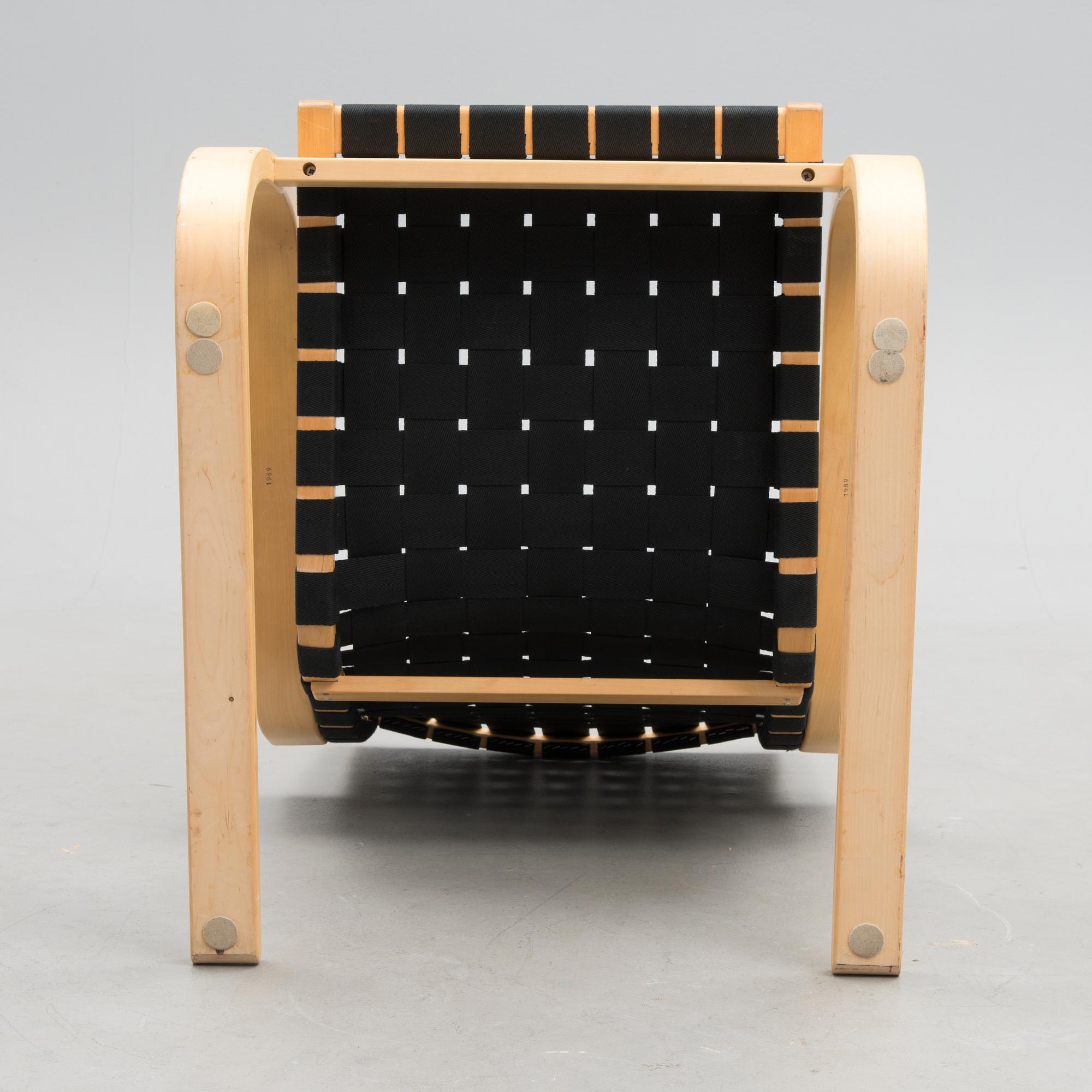 A late 20th century '406' armchair for Artek, Finland.
