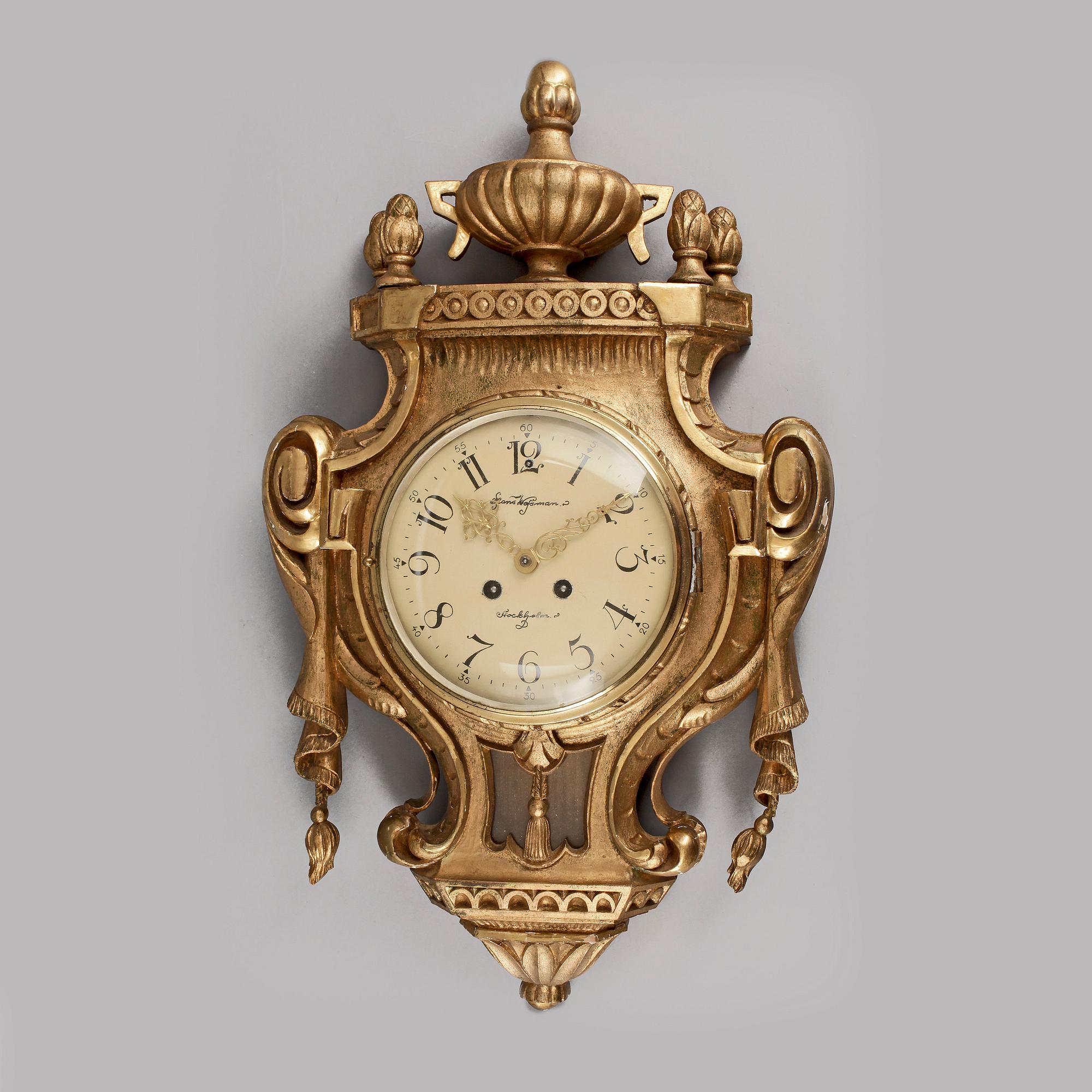 VÄGGUR, gustaviansk stil, 1900-talets första hälft.