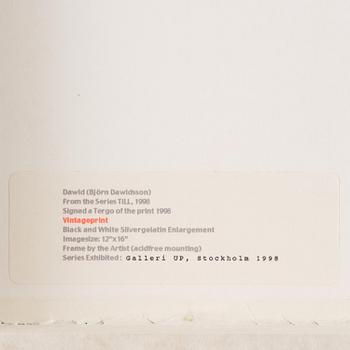 Dawid (Björn Dawidsson), From the series "TILL", 1998.