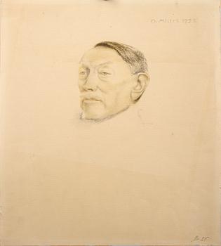 Olga Milles, Skiss.