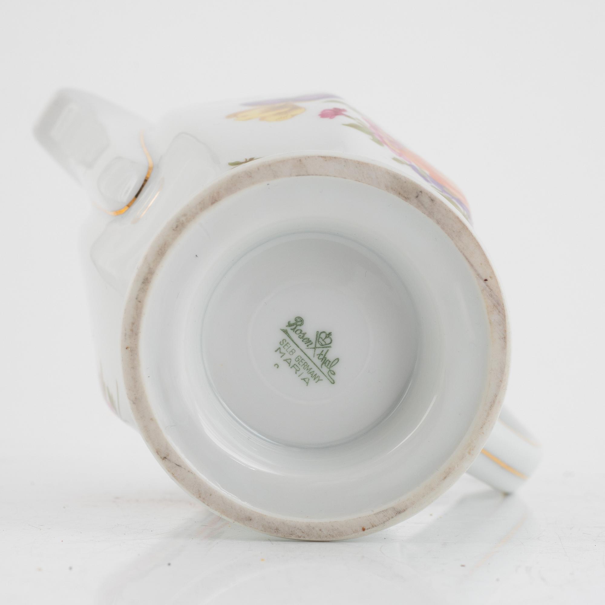 Matservis, porslin, 58 delar, "Maria", Rosenthal, Tyskland.