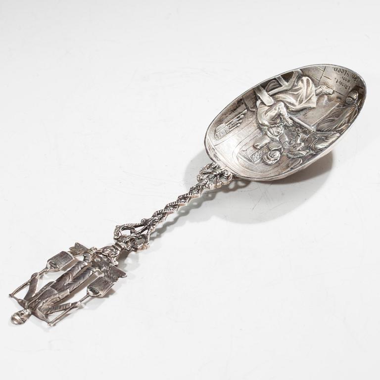 SKED, silver, Schoonhoven, Holland. Svenska kontrollstämplar, 1900-talets första hälft. Vikt 76,5 g.