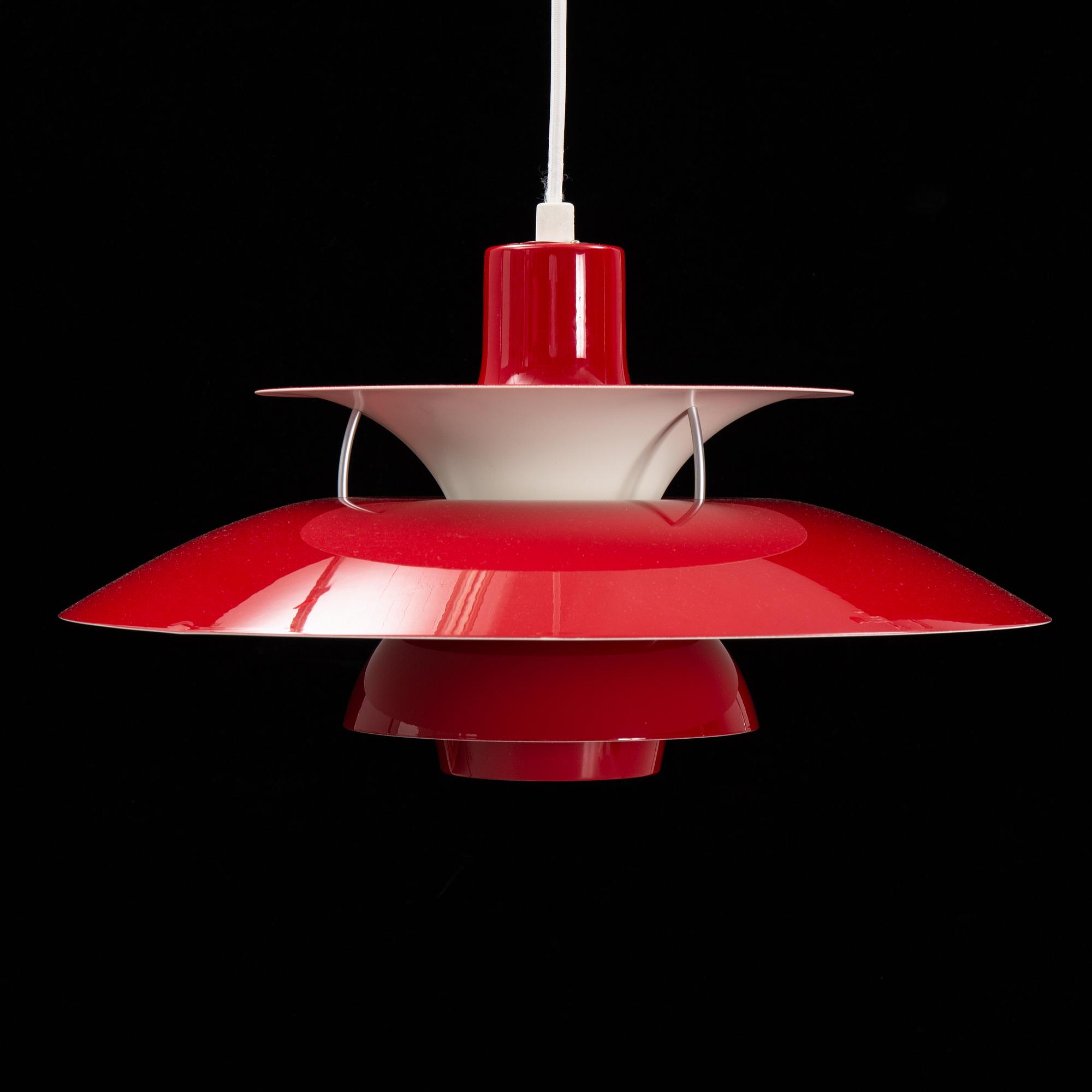Poul Henningsen, a 'PH 5' ceiling light, Louis Poulsen, Denmark.