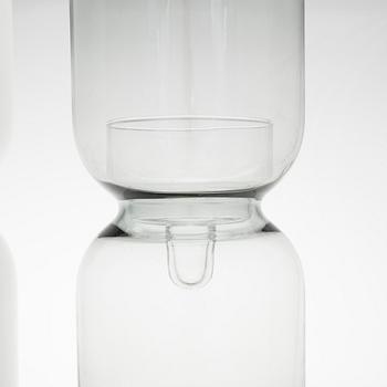 Harri Koskinen,  ljuslyktor, 2 st, "Lantern 60", Iittala, 2000-tal.