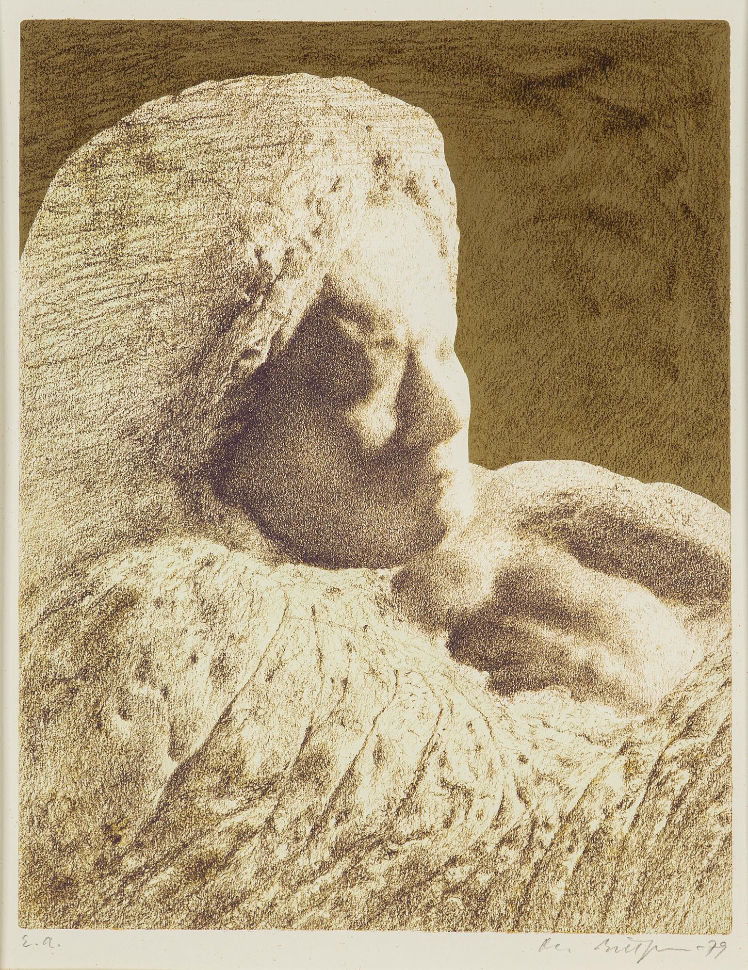 OLA BILLGREN, litografi, signerad EA och daterad 79.