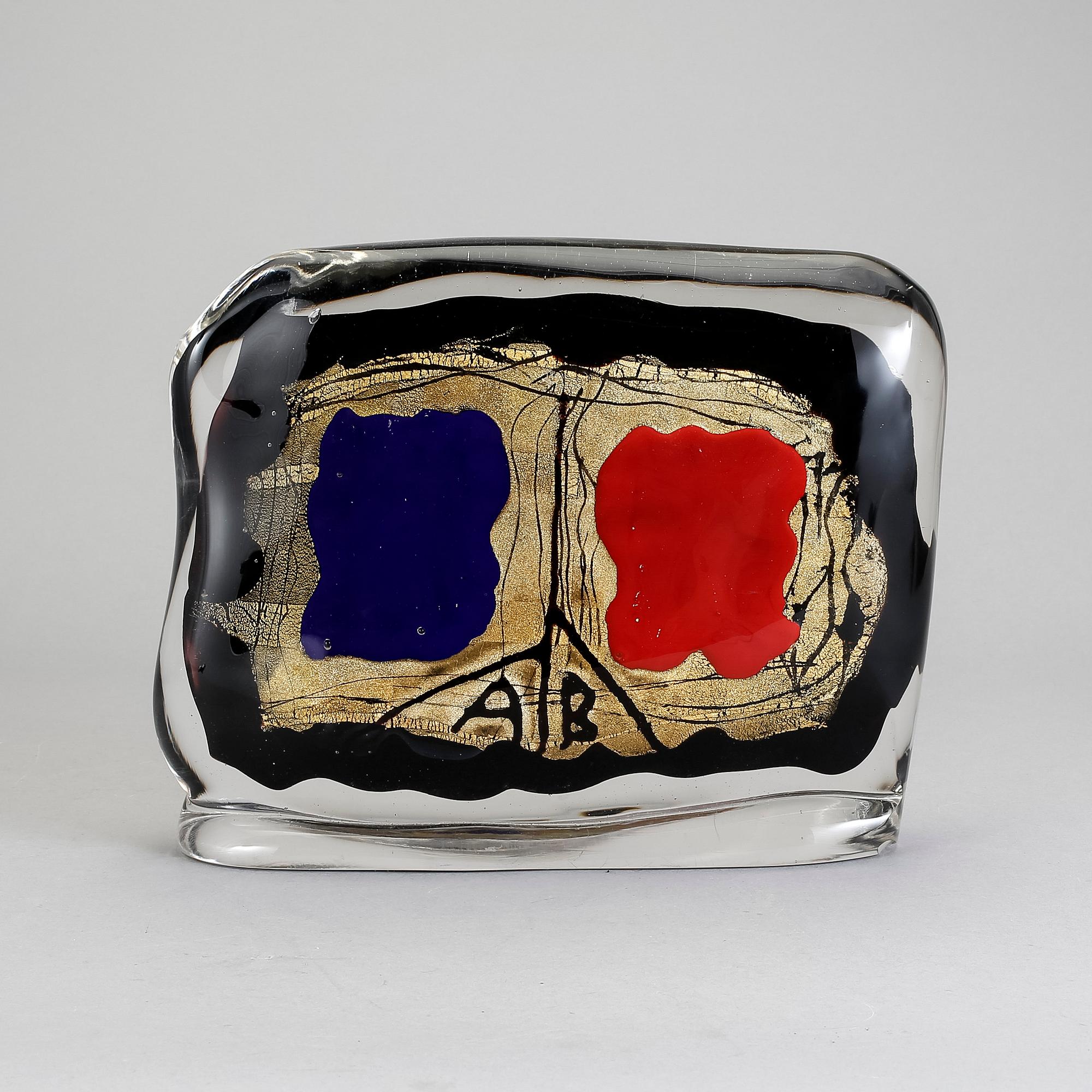 JAMES COIGNARD, glasskulptur, signerad, numrerad 3/30.