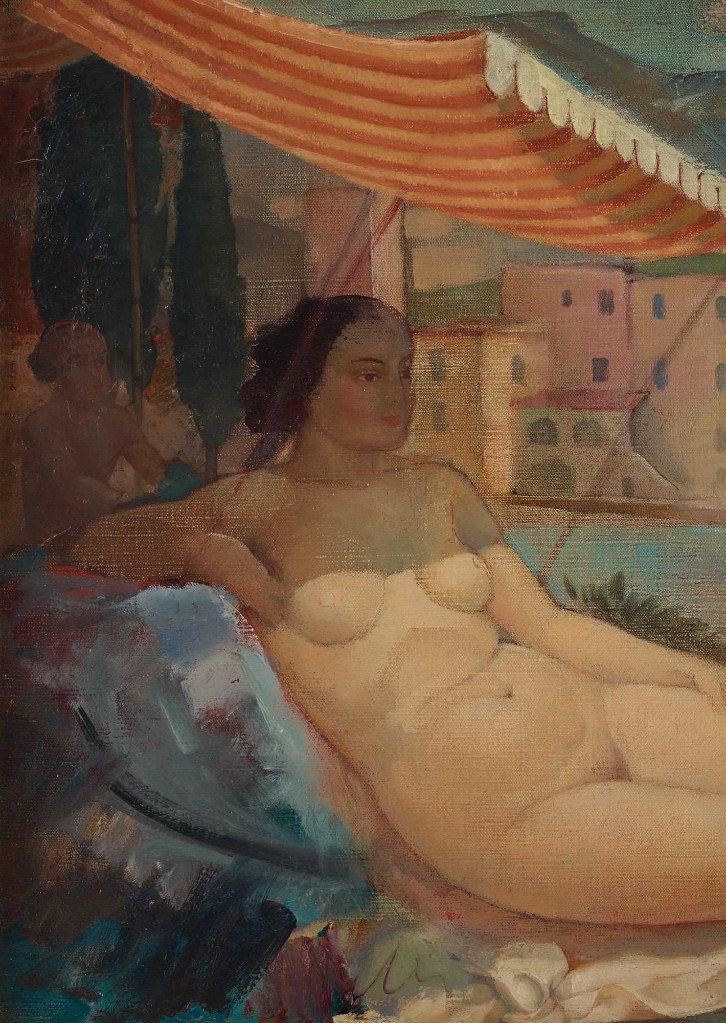 Axel Wallert, Reclining nude.