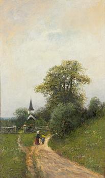 Severin Nilson, Walk by the Church.