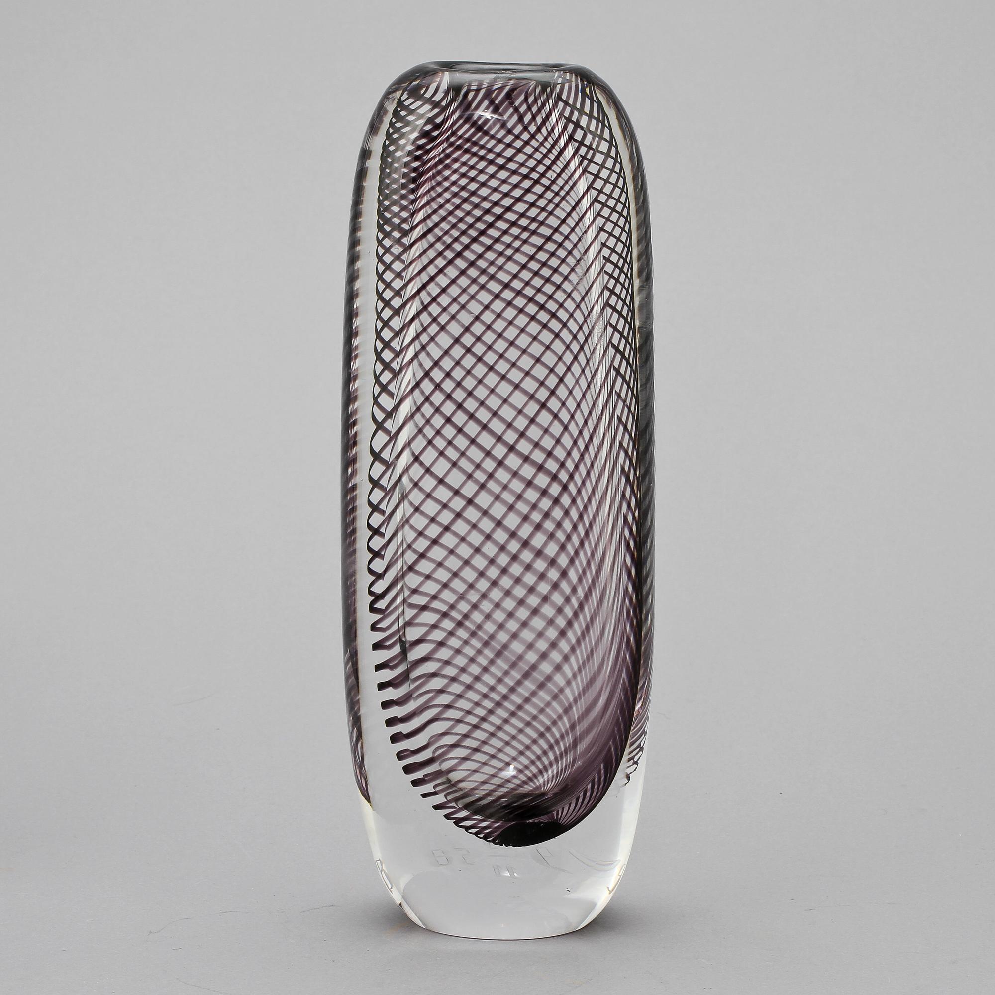 VAS, glas, Vicke Lindstrand, Kosta, 1900-tal.