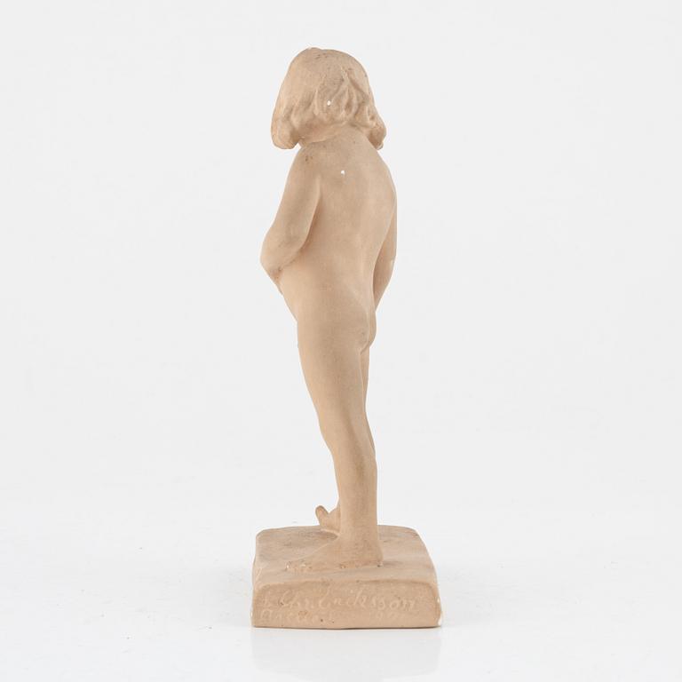 Christian Eriksson, a plaster sculpture, signed.