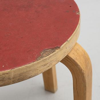 Alvar Aalto, a model '60' stool, Artek, Finland 1950's/60's.