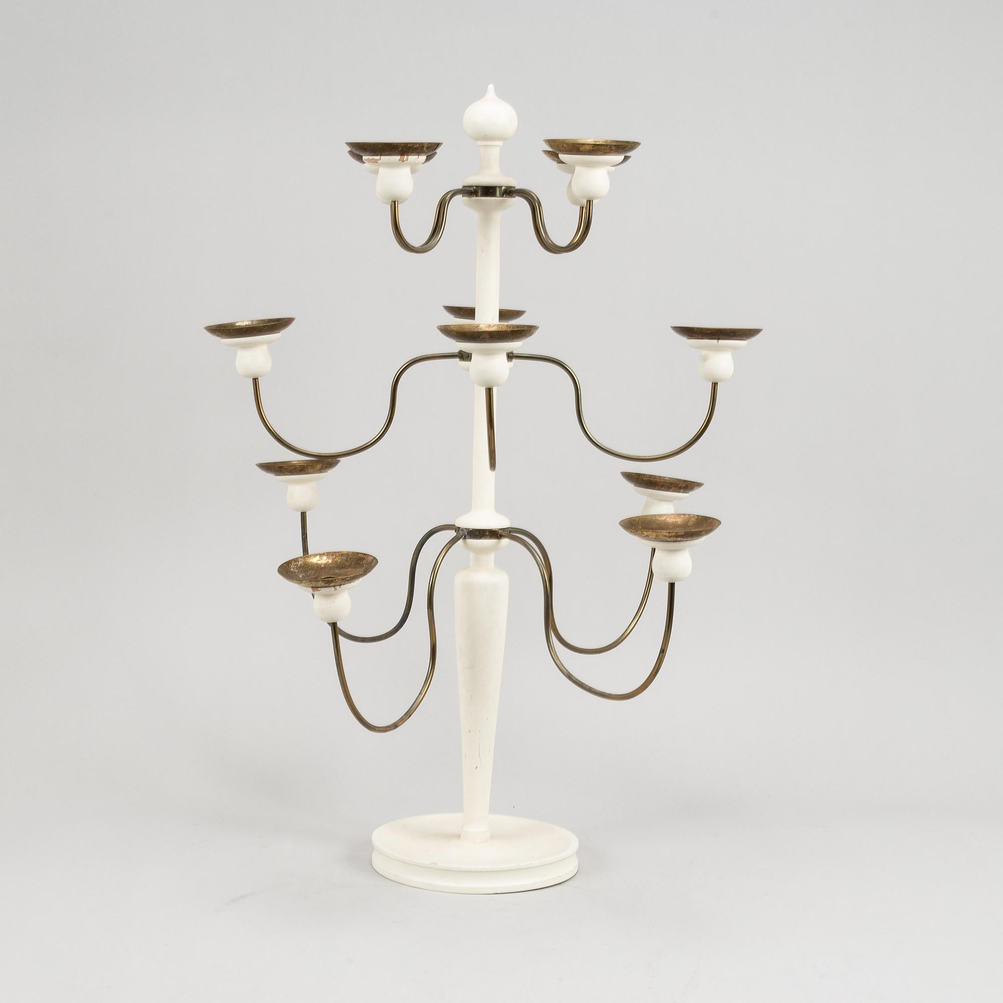 Josef Frank, candelabrum modell B 2586, Firma Svenskt Tenn.