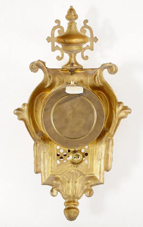 VÄGGPENDYL, gulmetall, Louis XVI-stil, 1900-tal.