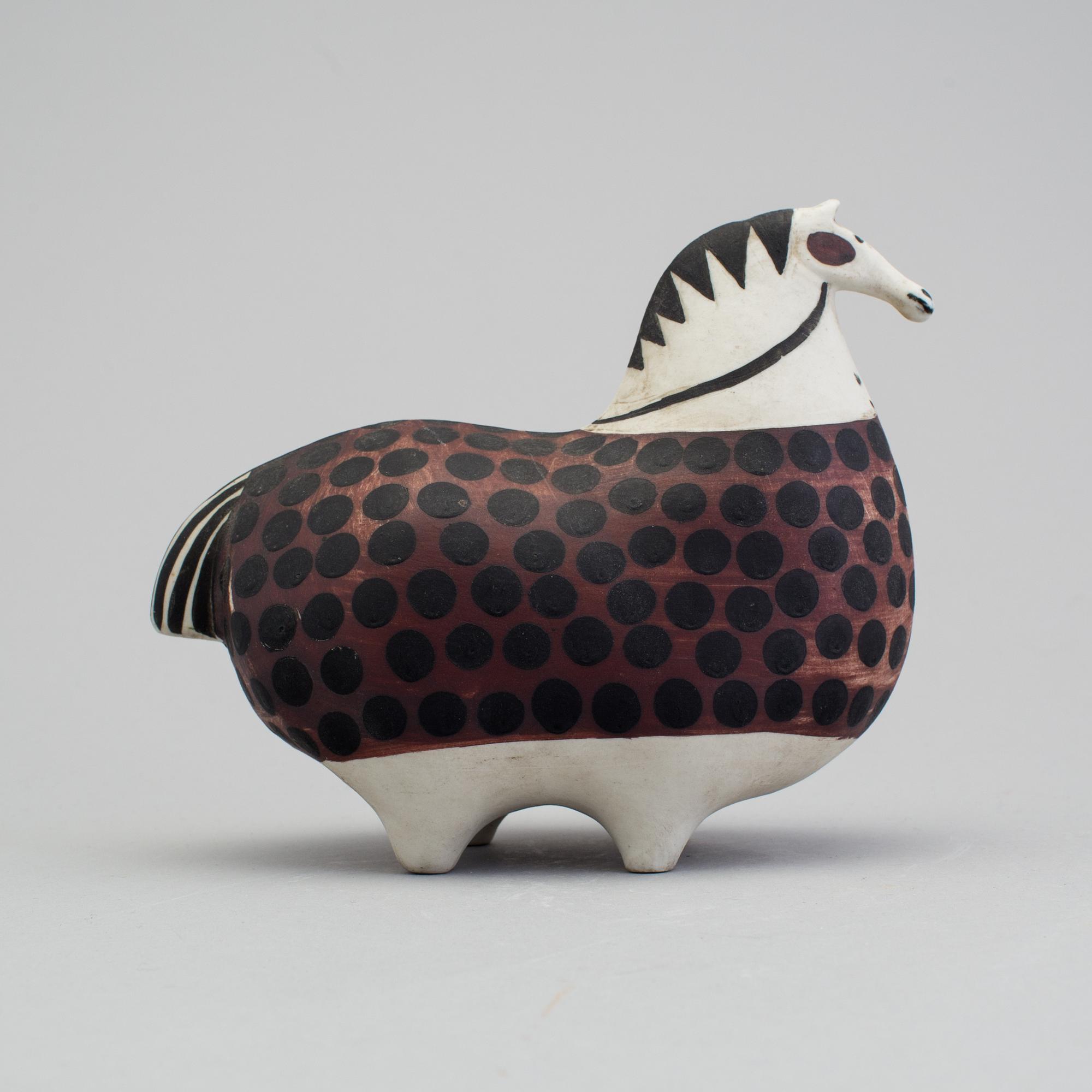 STIG LINDBERG, figurin av stengods, Gustavsberg 1950/60-tal.