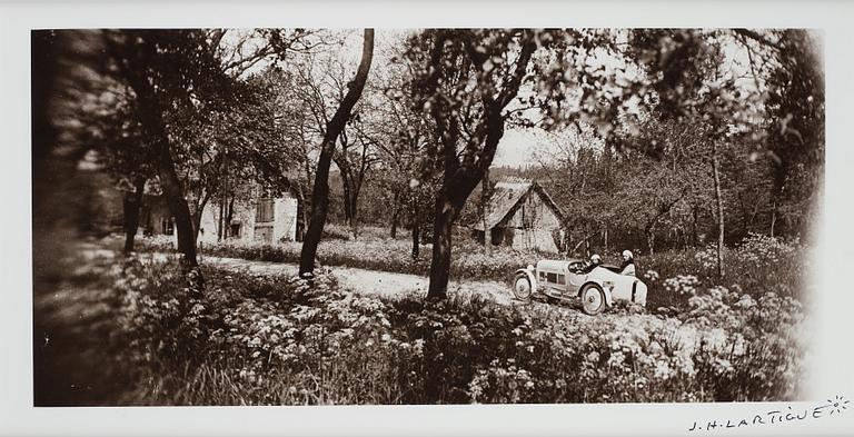 Jacques-Henri Lartigue, photograph signed.