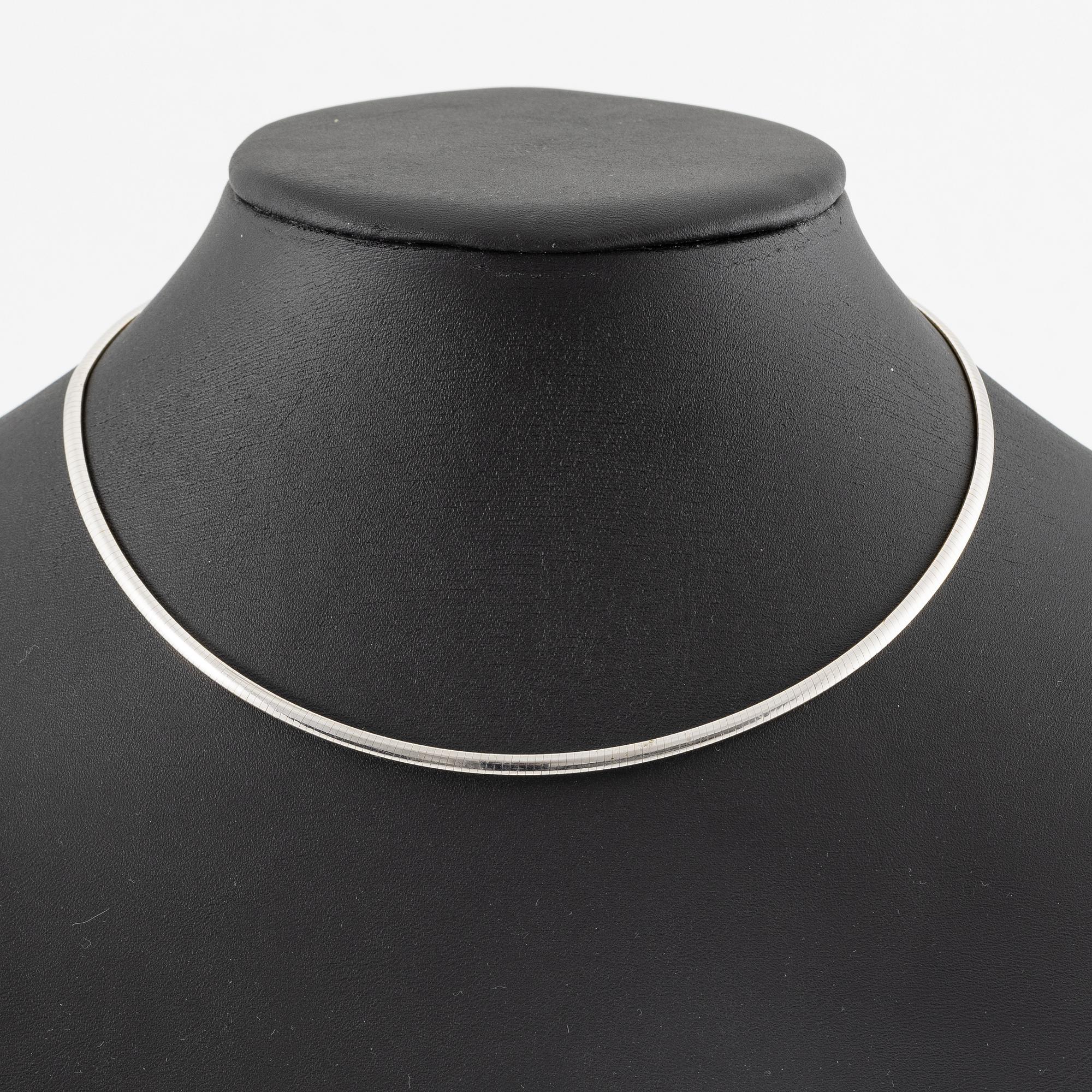 Collier, 18K guld och vitguld.