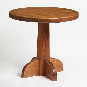 Axel Einar Hjorth, a stained pine "Lovö" table, Nordiska Kompaniet, Sweden 1930's.