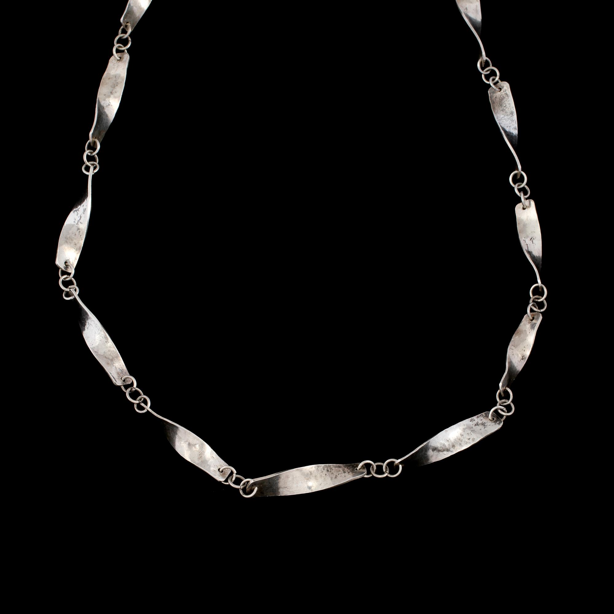 HALSLÄNK, sterlingsilver, stämpla EH, 1984. Vikt 39,1 g.