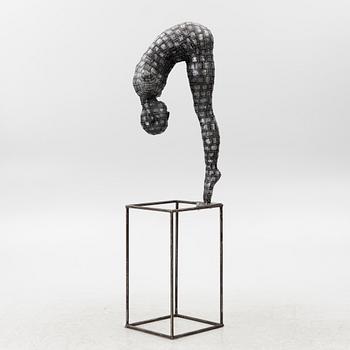 Dekorativ skulptur, patinerad aluminium, Art People Gallery Paris, 2000-tal.