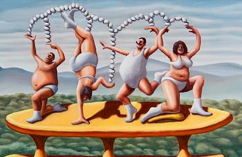 Bruno Maximus, "Kananmunaesitys lampaille (Eggshow for Sheep).