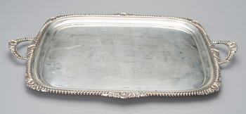 BRICKA, silver, Sheffield 1902, vikt ca 2900 g.