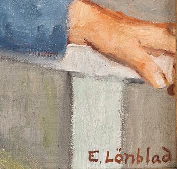 EMILIA LÖNBLAD, olja på duk, signerad.